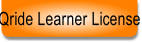 Qride Learner License.