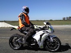 Honda CBR1000RR on a Qride course in Mackay with Brett Hosking and Kearn 2 ride. Qride today.